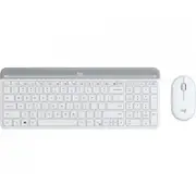 Logitech Mk470 White Slim Wireless Keyboard Mouse Combo Nano Receiver Plug&Pl.Wp