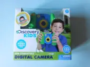 New Discovery Kids Digital Camera Video USB Compatible Blue Green SKU WQ8
