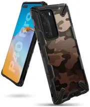 Ringke Fusion X Huawei P40 Pro Case with Camo Design Black
