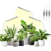 Grow Light for Indoor Plants Growing, Full Spectrum Gooseneck Plant Light for...