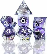 Sirius Dice Sharp Midnight Style Dice 7-Piece Set