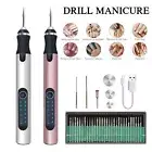 Electric Nail Acrylic File Drill Polishing Machine Kit Manicure Pedicure Tool