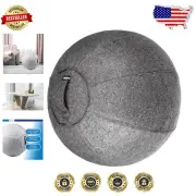 Portable 60-65cm Stability Ball Chair for Stylish Office & Exercise Sessions
