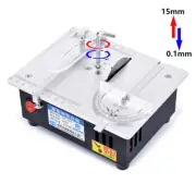 Adjustable Table saw Mini Bench Saw DIY Acrylic PCB Desktop Cutting Machine 15mm