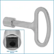 8mm Square Spanner Lock Key Enclosure Utility Access Panel Cabinet Latch