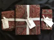 POTTERY BARN TALIA PAISLEY DUVET COVER KING/CAL KING & EURO SHAMS MULTI NEW