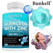 Quercetin 800mg with Zinc - Respiratory Health Immune System Booster