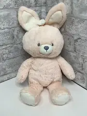 Baby Gund Plush Roise Bunny Rabbit Pink White Stuffed Animal Lovey 15” Soft Rare
