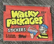 1986 Topps - Wacky Packages Stickers - Unopened Pack - FREE SHIPPING