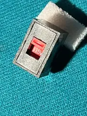 Slide switch, DPDT line voltage selector, PCB mount, new