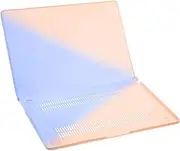HOMSFOU Glitter Laptop Skin Case Compatible with MacBook Air Stylish Shell Cover for Protection Design Prevents Fingerprints and Heat Build Up Notebook Protector