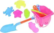 ERINGOGO 1Set Cartoon Beach Sand Digging Tool for Fun Outdoor Water Play for Beach Adventures Includes Bucket Shovel and Molds