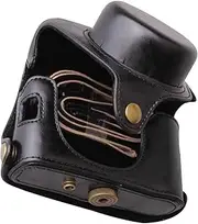 Camera Leather Case with Strap Fullbody Camera Storage Bag for Fujifilm X100V X100F X100T X100S X100