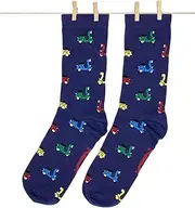 [Roits] Funny Vespa Grey Socks Women Men – Colourful Funny Socks, Odd Fun Socks Gifts Accessories