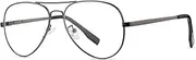 [HJSTES] Clear Lens Aviator Glasses Blue Light for Women Men Classic Pilot Frame Non-prescription Eyeglasses