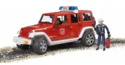 Jeep Fire Engine Wrangler Unlimited Rubicon+Firefighter Bruder Model 1/16 1:16