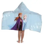 Frozen 2 Mythical Wonderland Kids Bath/Pool/Beach Hooded Towel, Cotton