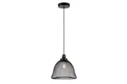 Cheveux Pendant Light Black Mesh Bell