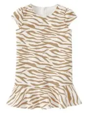 NWT Gymboree Right Meow Zebra print Dress Size 5 6 Girls