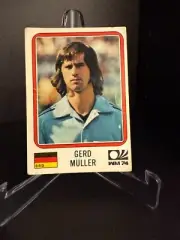 FIGURINE PANINI WORLD CUP 74 STICKER #101 GERD MULLER BRD DEUTSCHLAND NOT USED