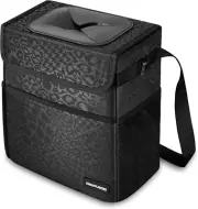 Cute Car Trash Can with Lid – Multipurpose Collapsible Trash Bin for Car, Leak-P
