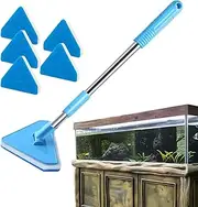 Fish Tank Scrubber, Aquarium Glass Cleaner, Scraper Sponge Tool, for Pet Tanks, Kitchen Ponds, Terrarium Maintenance, Easy Cleaning, Durable, Efficient Scrubbing Solution