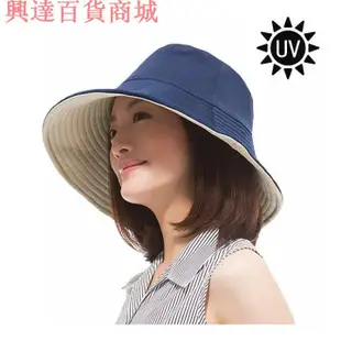 【日本直送】日本NEEDS 抗UV UV CUT 防曬帽 遮陽帽 可折疊雙面 漁夫帽女 女生帽子 遮臉 防紫外線