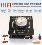 NEW Bluetooth 5.0 TPA3116D2 HIFI Digital Power Amplifier board 50WX2 Stereo AMP