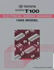 1995 Toyota T100 Wiring Diagrams Schematics Layout Factory OEM