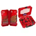 Milwaukee Impact Socket Set 1/2" Drive 6-Point Metric + Drill Bit Set (52-Piece)