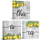 NutArtPic This Is Us Canvas Wall Art Inspirational Quotes Wall Art Lemon Prin...