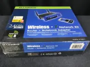 Linksys wireless-B Network Kit router+notebook adapter (W11S4PC11) New
