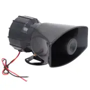 130DB Siren Speaker 60W HighPower Alarm Horn Indoor Outdoor Warning Device DC12V