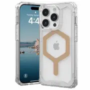 Urban Armor Gear Plyo MagSafe Case (Suits iPhone 15 Pro) - Ice/Gold