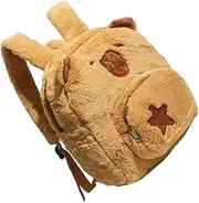 ULTECHNOVO Pink Plush Animal Backpack Kawaii Small Bag for Girls School Supplies Bag
