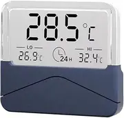 Aquarium Temperature Sensor - Fish Tank Gauge, Waterproof LCD Meter | Compact Digital Thermometer with Probe, Accurate Water Testing Device for Seawater, Acrylic, Turtle, Glass Aquariums