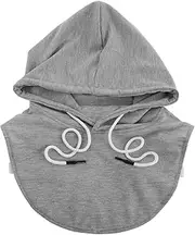 [Yardenfun] Decorative Pullover Costume Hoodie Hoodies for Men Black Hoodie Men Shirt Collar Inserts Women False Collars for Ladies Coat Hood Replacement Fake Collar Hooded Cotton