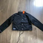 Superdry Womens Code Essential Coach Jacket Black Size 10 BRAND NEW