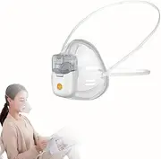 Hands-free Portable Nebuliser Nebulizer Machine for Adults and Kids Travel and Household use with mask and moutpiece, Built-in-Battery-Operated Handheld mesh nebuliser for Respiratory Problem