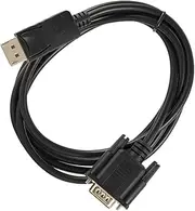 Yardenfun to Vga Conversion Line Display to Vga Adapter Monitor Cable Displayport to Vga Cable Displayport to Vga Cord Computer Cables for Monitor Display Cable Black Copper Core