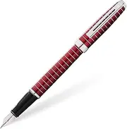 [Sheaffer] Prelude Merlot Lacquer w/Horizontal Line Engraving and Fine Nib Fountain Pen
