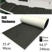 240×90cm Boat Flooring EVA Foam Marine Faux Teak Decking Sheet | Adhesive Pad