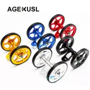 Bike Mudguard Wheel Dul Easy Wheels for Brompton Bicycle Mud Guards Roller 60mm