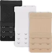 Bra Extender,H HOME-MART Women's Bra Extender 3 Rows 2 Hooks 3 Hooks 4 Hooks 5 Hooks Bra Extension Strap Soft and Comfortable
