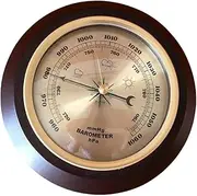 Wall Mounted Barometer Meter Pressure Gauge Dia 7in Hanging Weather Station Dials for Yard