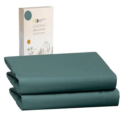 Pillow Cases Standard Size Set of 2 - Soft 100% Standard / Queen 15 - Teal