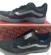 Vans EVDNT Ultimate Waffle Mens Sz 8 Womens Sz 9.5 Black Black Silver Shoes