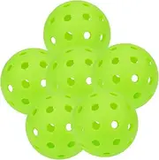 GANAZONO 6Pcs Luminous Hole Balls for Outdoor Practice Durable Multi Function Balls with Bright Colors for Training All Ages Convenient Sports Accessory