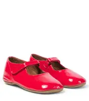 [PePe] PèPè Patent leather Mary Jane flats UK 1 red