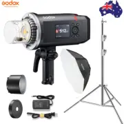 Godox AD600BMII Outdoor Flash Strobe with Battery + 95cm Softbox + Light Stand